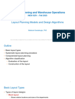 5 - Mathematical Models For Plant Layout I