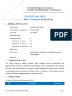 CSC10008 Computer Networking Syllabus 2021 v1