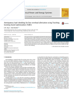 Anticipatory Load Shedding For Line Overload Alleviation Using Teaching Learning Based Optimization (TLBO)