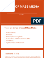 Types of Mass Media