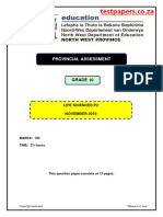 NW NSC GR 10 Life Sciences P2 Eng Nov 2019