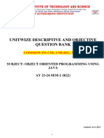 AllPossibleQuestionBank (Desc&Obj) ..R22 OOPSJAVA 2324SEM1..14112023