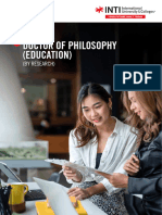 Doctor of Philosophy Education