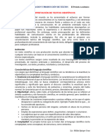 Tema 5 - Interpretación de Textos Científicos