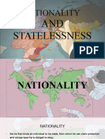 Nationality and Statelessness - Report in Pil