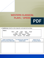 Western Classical Plays and Opera Day 1