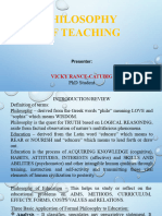 Advance Philosophical Foundations of Education - VICKY REPORT