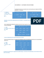 Lista Avaliativa 1 - Juro Simples e Desconto Simples