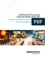 Cybersource Credit Card Services Using The Simple Order API