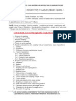 Concept of Sampling