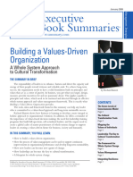 Building Values Driven Org Online