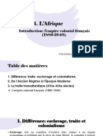 L'afrique - L'empire Colonial Français