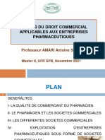 Regles Du Droit Commercial Applicables Aux Entreprises Pharmaceutiques