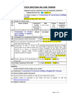 E Tender Notice - New Circuit House Rajpipla