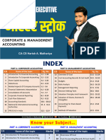 Cs Executive: Corporate & Management Accounting