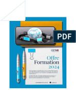 Offre de Formations 2024 Du CETIME 