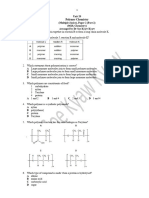 Unit 20, Polymer Chemistry (Multiple Choice)