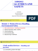 Medical Devices Handling, Environmental Safety