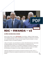 RDC - RWANDA - Historique Et Responsabilités - v2