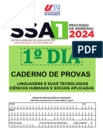 Ssa1 1dia Caderno de Provas