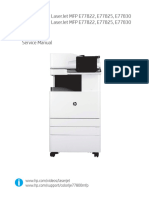 HP Color Laserjet MFP E77822, E77825, E77830 HP Color Laserjet MFP E77822, E77825, E77830