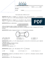 Matemática - Lista de Exercícios II