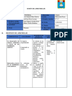 Sesión de Aprendizaje