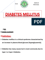 Diabetes Mellitus