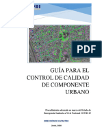 Guia de Control de Calidad de Componente Urbano