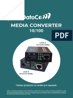 10 - 100 SINGLE FIBER, WDM, S.M, MEDIA CONVERTER XXKM