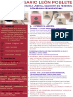 Curriculum Vitae Rosario León 2022