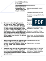 HESI Case Study Deep Vein Thrombosis