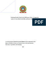 Forecasting Mortality Trends in The 1980 Cohort - A Comparative Analysis of Cairns Blake Dowd (CBD) and Lee-Carter Models