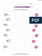 077 - Music Worksheet - Bass Clef (FGABC) y