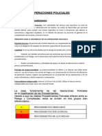 Material Operaciones Policiales