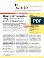 LeBonChoixSante 15 Septembre 2020 Beurre Et Margarine Ce Qu Il Faut Savoir Avant D en Acheter SD