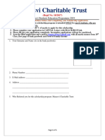 Manasvi Merit Applicaiton Form