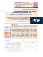 Diversity and Seasonal Availability of Potential Wild Edible Plants From Vidarbha Region of Maharashtra State, India