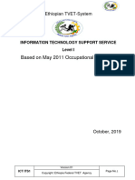 Based On May 2011 Occupational Standards: Ethiopian TVET-System