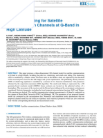 Channel Modeling For Satellite Communication Chann