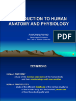 Intro To Ana Physio RBL