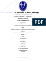 Seguridad y Prevención de Accidentes en La Construcción de Obras