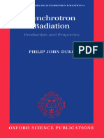 Philip Duke - Synchrotron Radiation - Production and Properties (Oxford Series On Synchrotron Radiation) (2009)