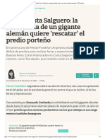 Alerta Costa Salguero - Gigante Alemán Quiere 'Rescatar' El Predio Porteño - El Cronista