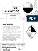 Presentación de Análisis Estadístico Acerca Del Tema Prueba de Hipotesis.