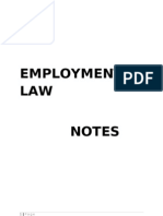 Employment Law NOTES