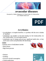 Cardiovascular Diseases: Presented By: Maliha Zulqarnain (31), Pernia Zuha (15), Maryam Rao (23), Minahil Zaheer