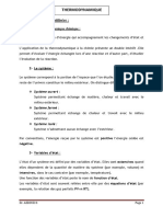 Thermodynamique1 PDF