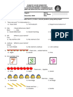 Sas Bahasa Inggris Kelas 1 2023