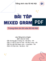 BÀI TẬP MIXED GRAMMAR - 01